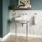Nuie Carlton 500mm 0TH Basin With Traditional Stand - White - welovecouk