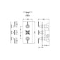 Aztec Triple Thermostatic Shower Valve - Matt Black