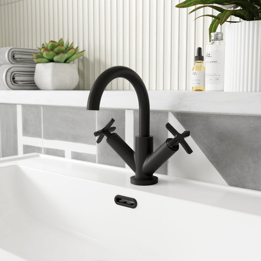  Aztec Mono Basin Mixer - Matt Black