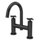 Aztec Bath Filler - Matt Black - welovecouk