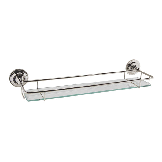  BC Designs Victrion Gallery Shelf - Brushed Nickel - welovecouk