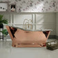 BC Designs Freestanding Slipper Bath 1700 x 750mm Copper/Nickel