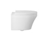 Luna Concealed Cistern Frames Wall Hung Pan with Soft Close Seat - Round Plate