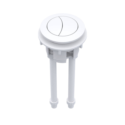  Nuie Matt White Cistern Push Button - Matt White