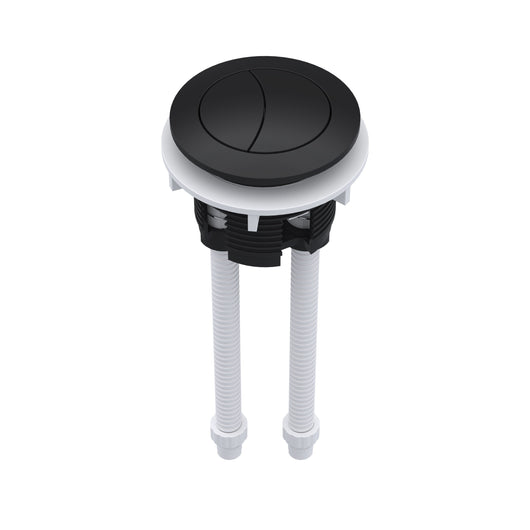  Nuie Matt Black Cistern Push Button - Matt Black