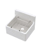 Nuie Fireclay Cleaner Sink 455x362x396 - White