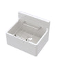 Nuie Fireclay Cleaner Sink 515x382x393 - White