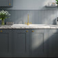 Nuie Fireclay Counter Top Sink Single Bowl 1010x525 - White - welovecouk