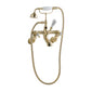 BC Designs Victrion Brushed Gold Wall Mounted Crosshead Bath Shower Mixer