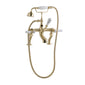 BC Designs Victrion Deck Mounted Lever Bath Shower Mixer - Brushed Gold