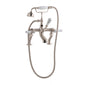 BC Designs Victrion Deck Mounted Lever Bath Shower Mixer - Brushed Nickel