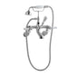 BC Designs Victrion Wall Mounted Lever Bath Shower Mixer - Brushed Chrome