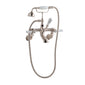 BC Designs Victrion Wall Mounted Lever Bath Shower Mixer -  Brushed Nickel