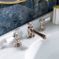BC Designs Victrion Lever 3 Tap Hole Basin Mixer - Nickel