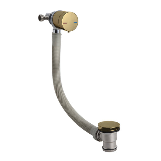  Freeflow Bath Filler - Brushed Brass