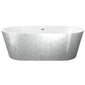 Elementa Freestanding Bath 1800 x 820mm - Silver