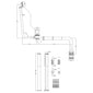 Traditional  Roll Top Bath Pack with Waste, Legs and Trap - Chrome