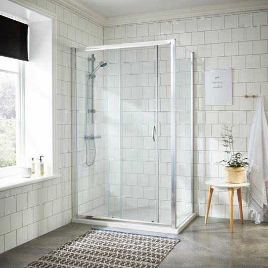  Nuie Ella 1200mm Sliding Shower Door - welovecouk