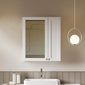 Thaxton Wall Hung 200mm 1-Door Wall Cabinet (180 Depth) - Matt White