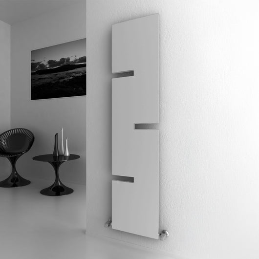  Reina Fiore Vertical Designer Radiator - White - 590 x 1790mm - welovecouk