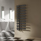 Reina Grace Vertical Steel Heated Towel Rail 1140 x 500 - Anthracite