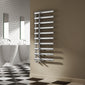 Reina Grace Vertical Steel Heated Towel Rail 1140 x 500 - Chrome