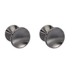  Hudson Reed Indented Round Knob - Brushed Pewter (1 Pair) - welovecouk