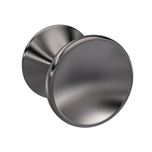  Nuie Indented Round Knob - Brushed Pewter - welovecouk