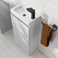 SDG 400mm Waterproof Vanity Unit with Basin - White - welovecouk