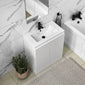 SDG 600mm Waterproof Vanity Unit with Basin - White - welovecouk