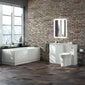 SDG 600mm Waterproof Vanity Unit with Basin - White - welovecouk