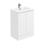 SDG 600mm Waterproof Vanity Unit with Basin - White - welovecouk