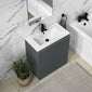 SDG 600mm Waterproof Vanity Unit with Basin - Matt Grey - welovecouk