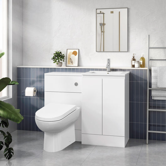  SDG Waterproof 1100mm Combination Pack  - Gloss White - welovecouk