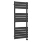 Square Flat Towel Radiator 1213x500 - Anthracite - welovecouk