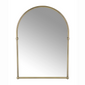 Holborn Traditional Arched Mirror - Brushed Brass - welovecouk