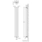 Nuie Revive Compact Designer Radiator - High Gloss White