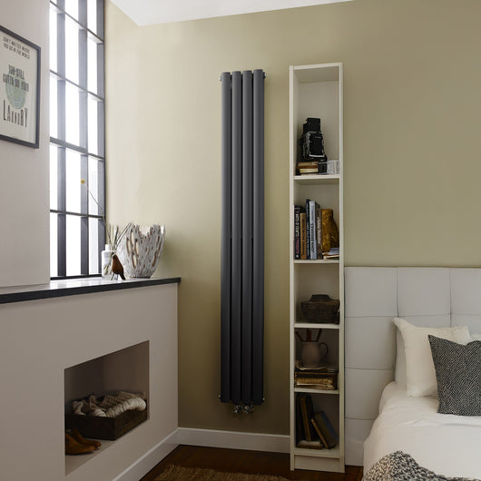  Nuie Revive Compact Designer Radiator - Anthracite