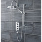 Nuie Edwardian Concealed Shower Valve Triple Handle Chrome