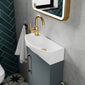 Hudson Reed Tec Single Lever Mono Basin Mixer - Brushed Brass