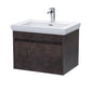 BC Designs Loftwood Wall Hung Vanity Unit & Basin 600mm - Metallic Slate