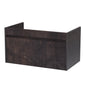 BC Designs Loftwood Wall Hung Vanity Unit & Basin 800mm - Metallic Slate