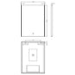 Hudson Reed 800 x 600 Ambient Touch Sensor Mirror - Glass - welovecouk