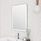 Nuie LED 700 x 500 Framed Mirror - Silver