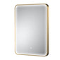 Nuie Pictor Inset Frame Led Mirror 700 x 500mm - Brushed Brass