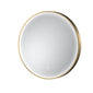 Nuie Mensa Inset Frame Led Mirror 600mm - Brushed Brass