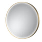 Nuie Mensa Inset Frame Led Mirror 800mm - Brushed Brass