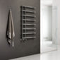 Reina Matera Designer Heated Towel Rail - 998 x 500mm - Brushed Gun Metal - welovecouk