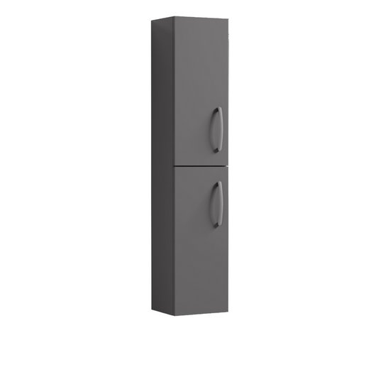  Mantello 300mm Wall Hung 2-Door Tall Unit - Gloss Grey