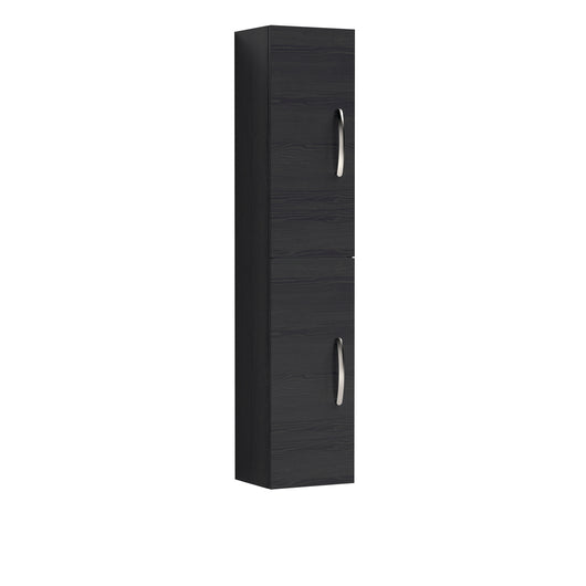  Mantello 300mm Wall Hung 2-Door Tall Unit - Charcoal Black